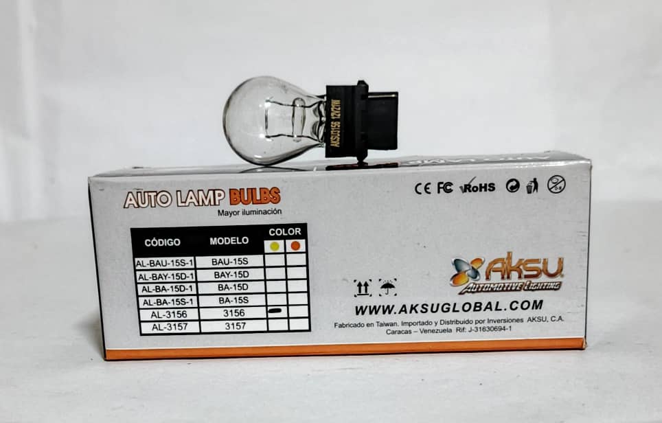  BOMBILLO AKSU 3156 AMARIL/PACK 10 