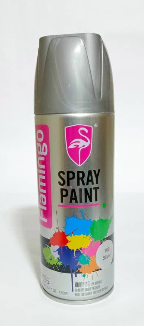 FLAMINGO SPRAY PINTURA METALIZA PLATEADA
