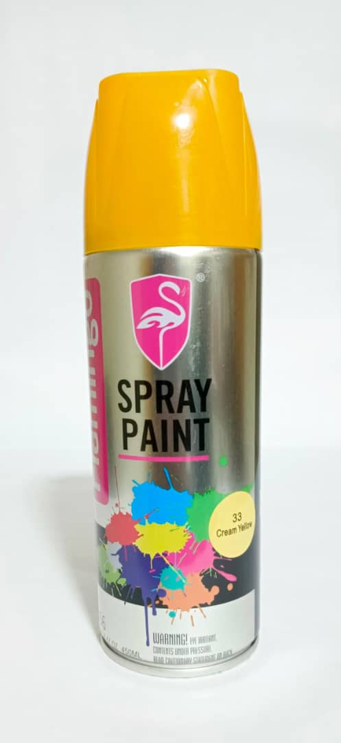  FLAMINGO SPRAY PINTURA AMARILLA 450 ML 
