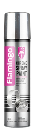 FLAMINGO SPRAY PINTURA CHROME PLATEADA